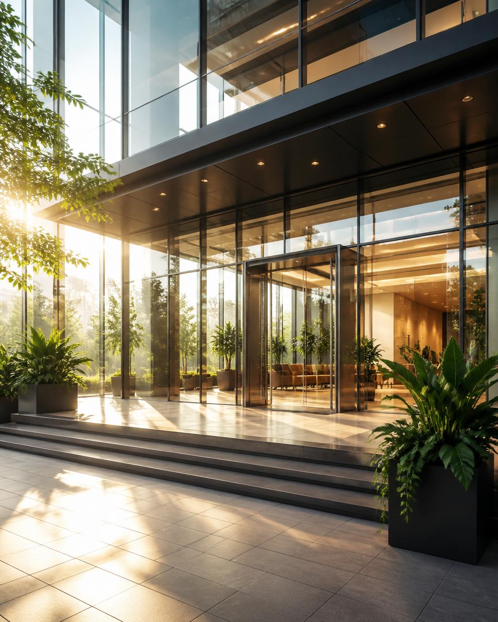 Modern, welcoming Proach Benefits office entrance